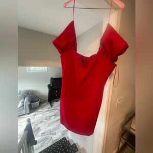 Zara Vibrant Red Dress